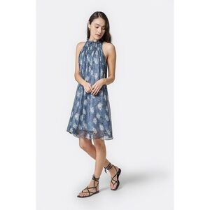 NWT Joie Thelen Baltic Print Trapeze Mini Dress